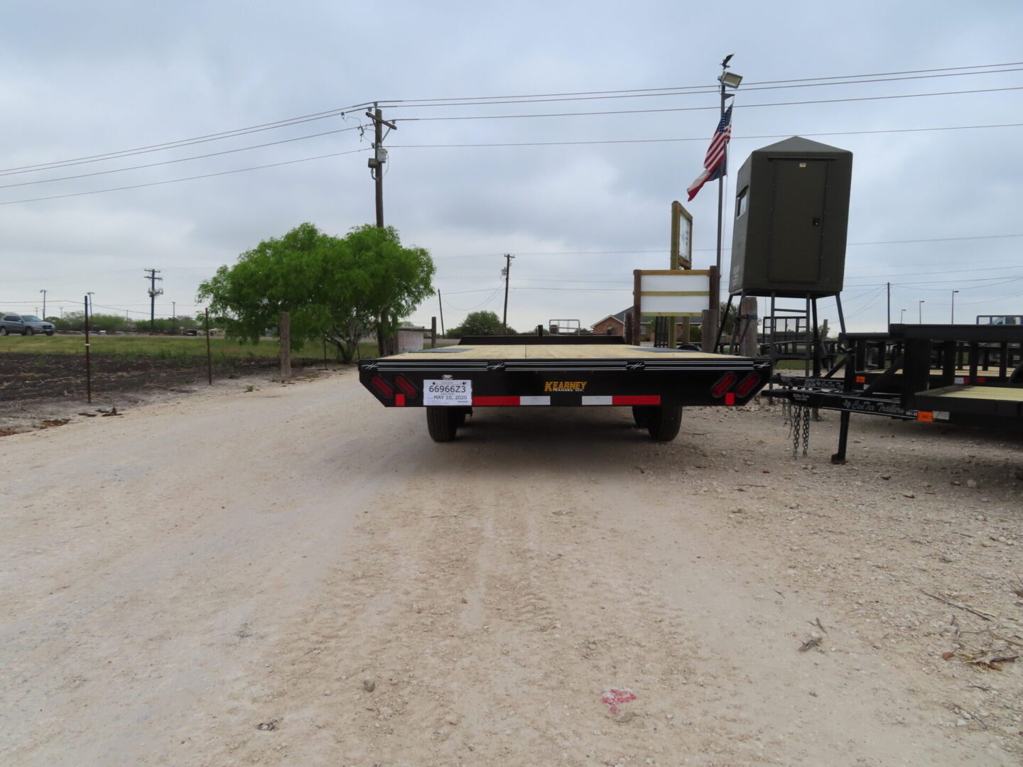 Bumper pull deckover trailer at McWha Fischer Trailer Sales