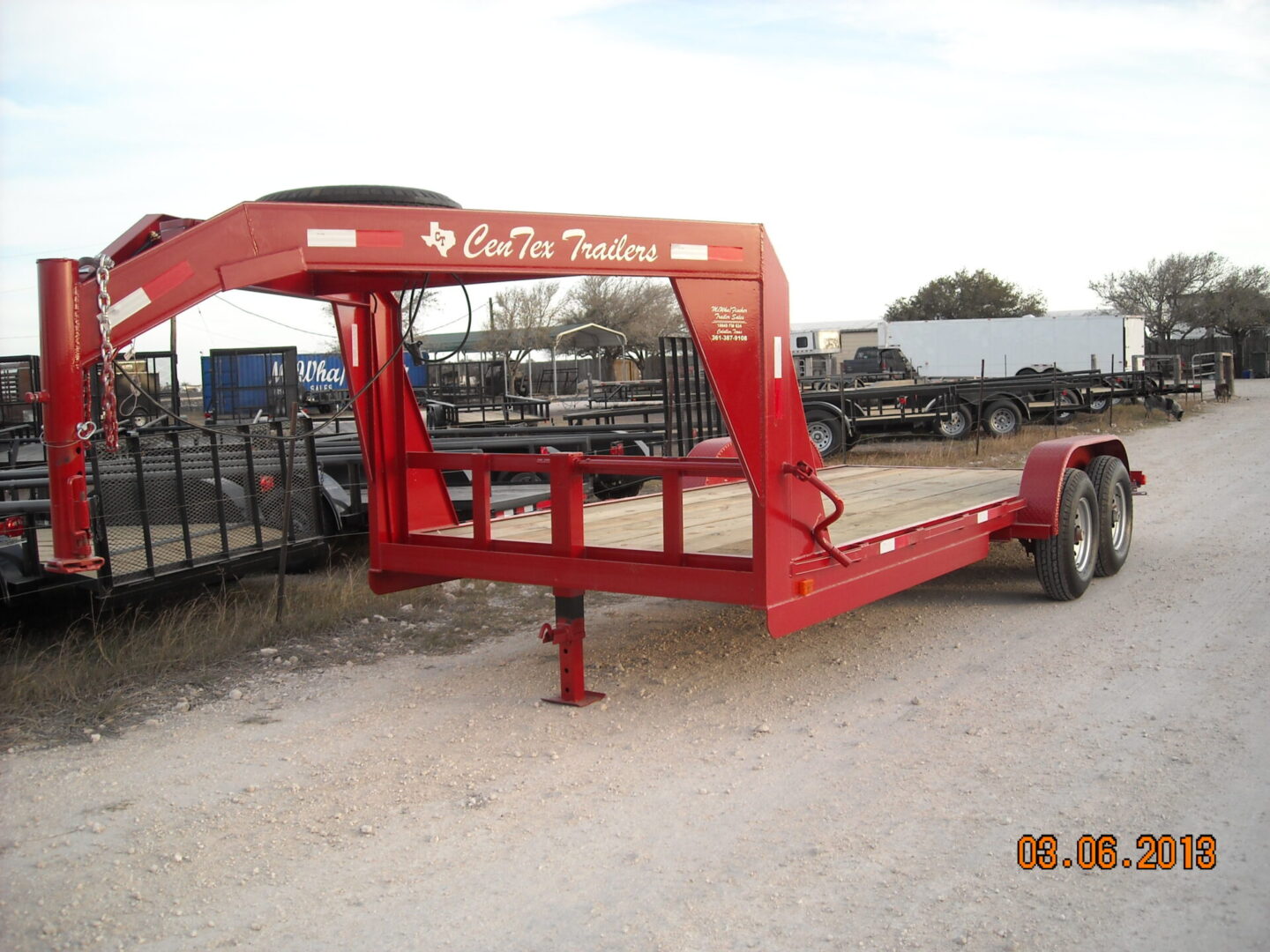 Equipment hauler trailer for heavy hauling at McWha Fischer