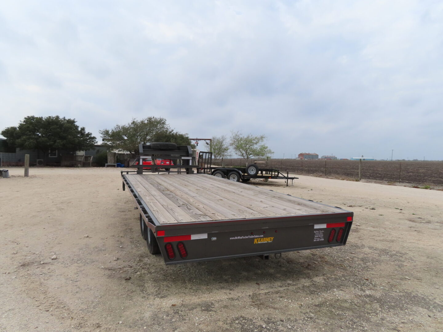 Heavy duty gooseneck trailer at McWha Fischer Robstown