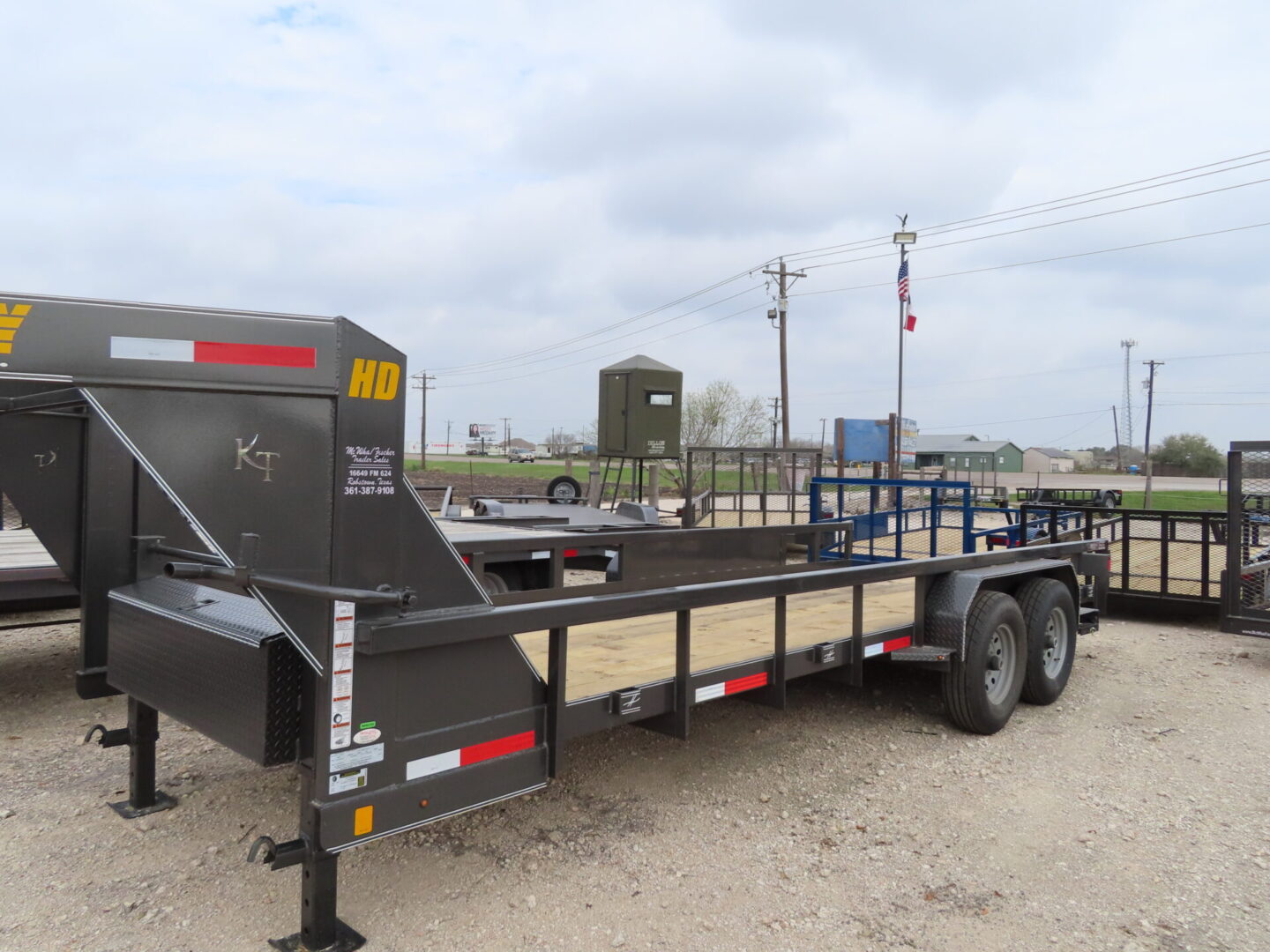 Gooseneck trailer at McWha Fischer in Robstown TX