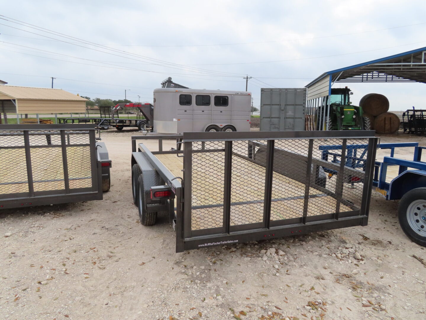 Utility trailer at McWha Fischer Trailer Sales