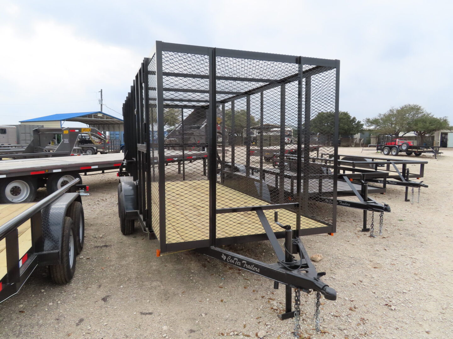 Trash trailer at McWha Fischer Trailer Sales