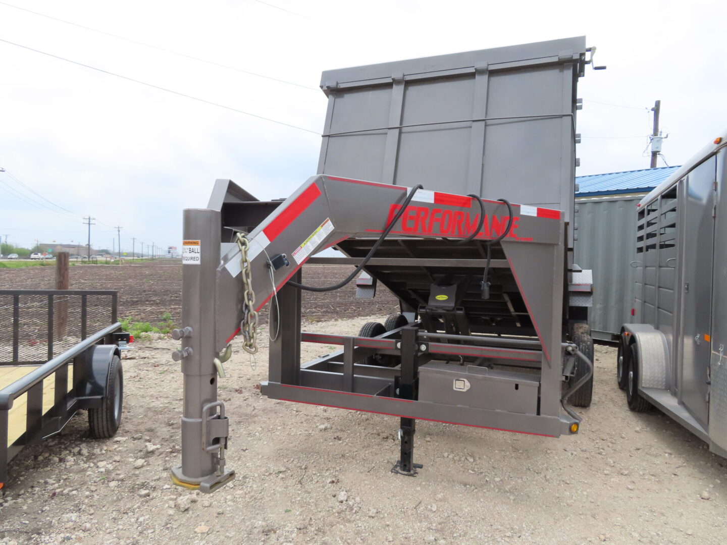 Dump trailer for hauling at McWha Fischer