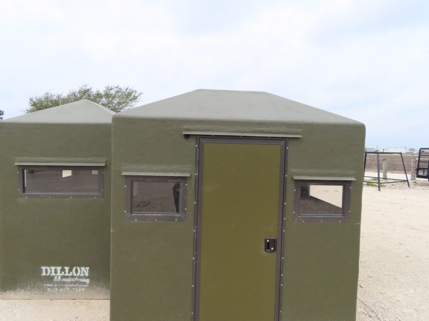 Deer blind at McWha Fischer Trailer Sales Robstown
