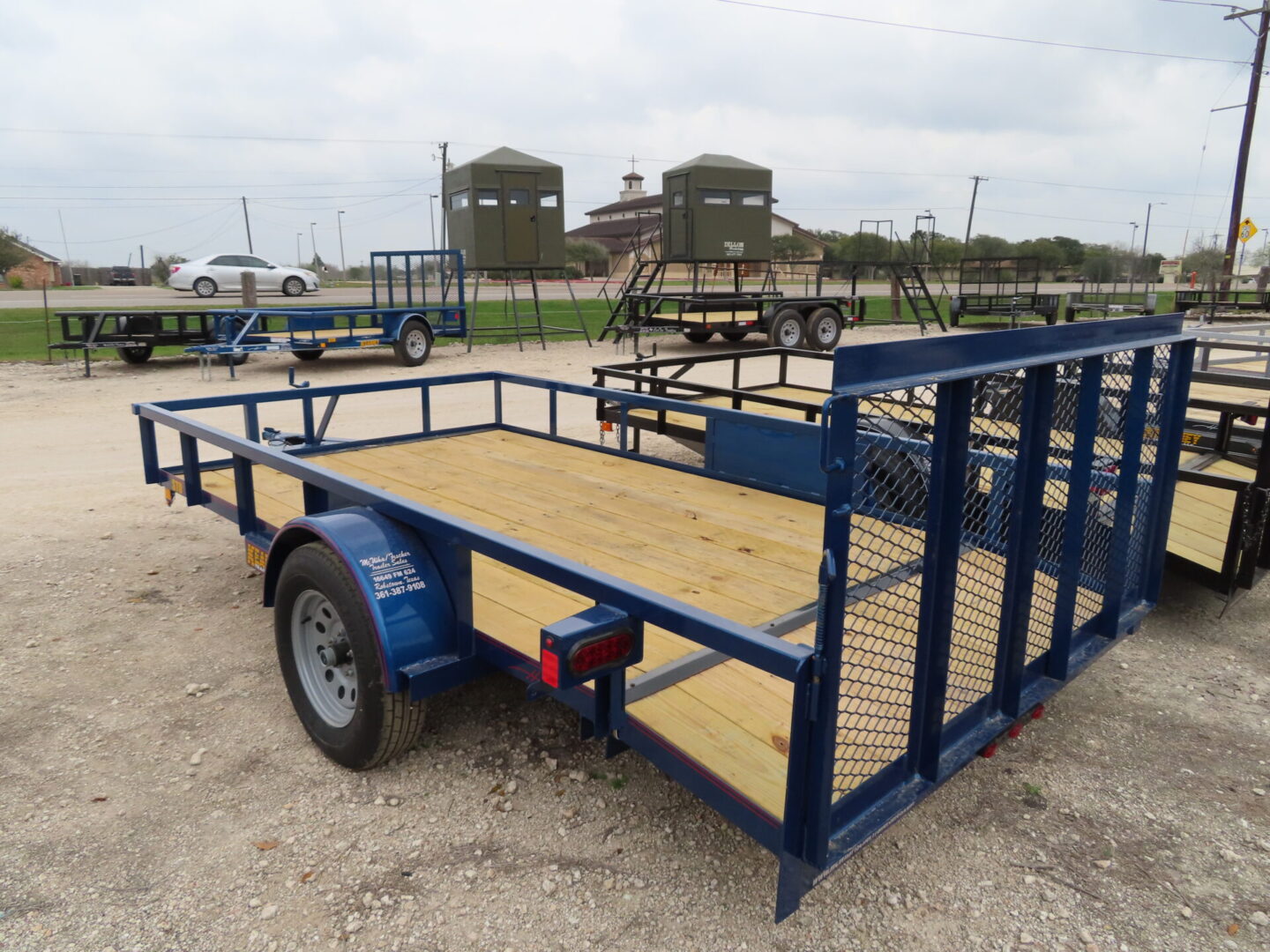 Utility trailer with tandem axle at McWha Fischer Robstown