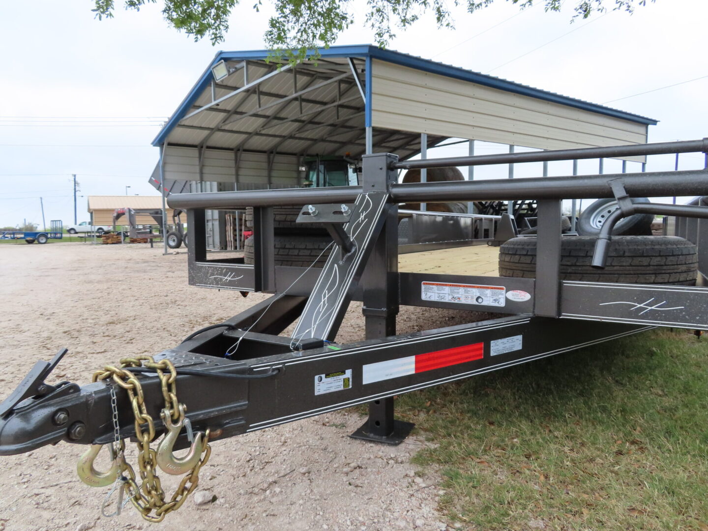 Utility trailer for hauling at McWha Fischer