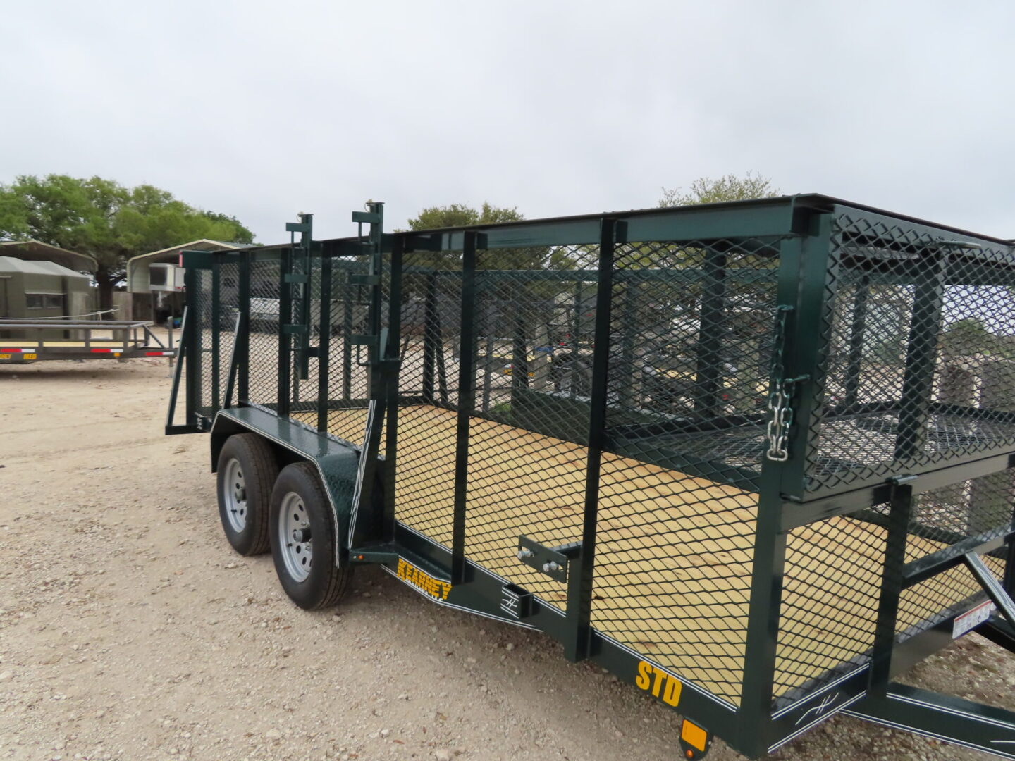Landscape trailer with ramp at McWha Fischer