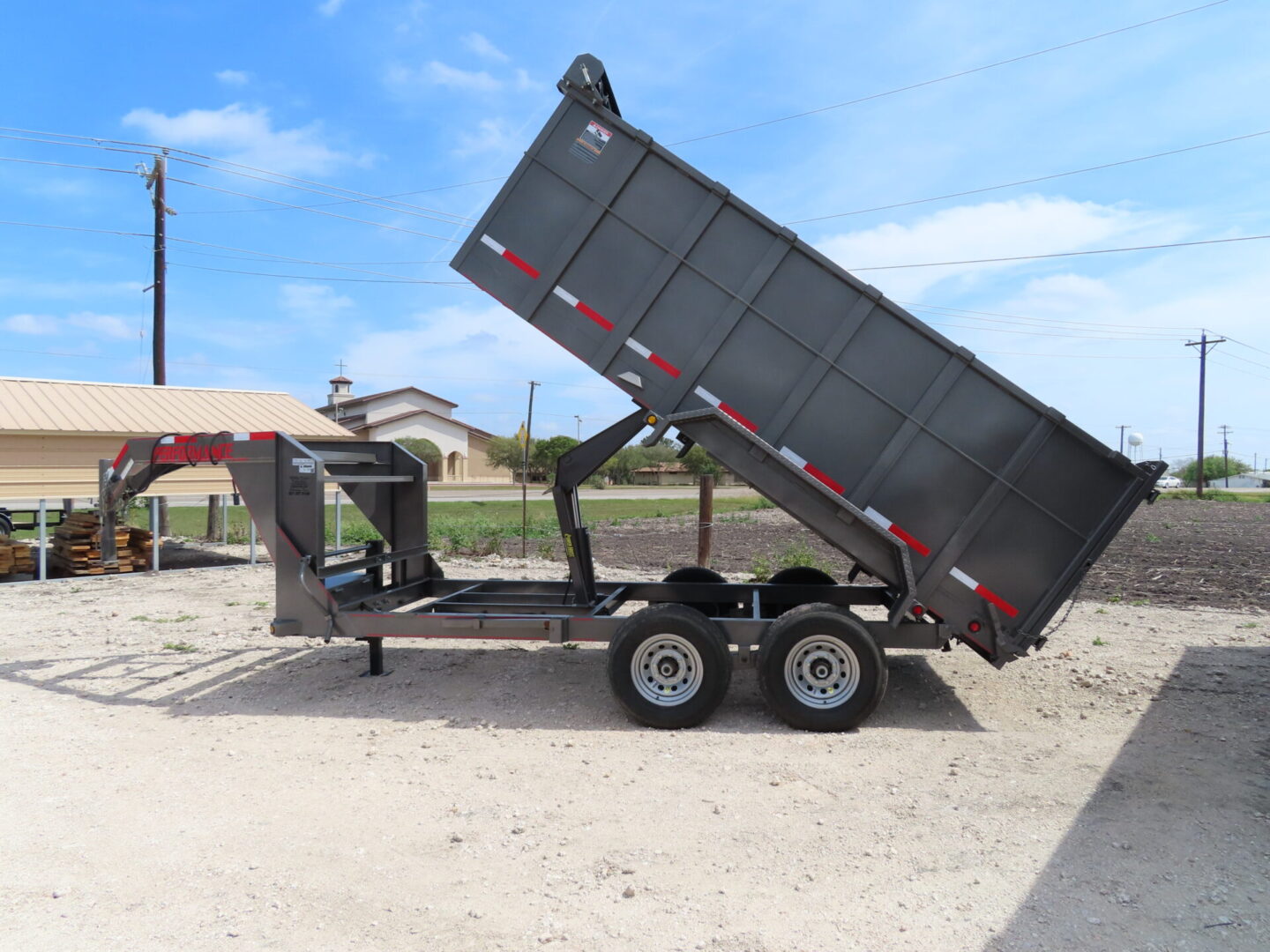 Heavy duty dump trailer at McWha Fischer Robstown TX