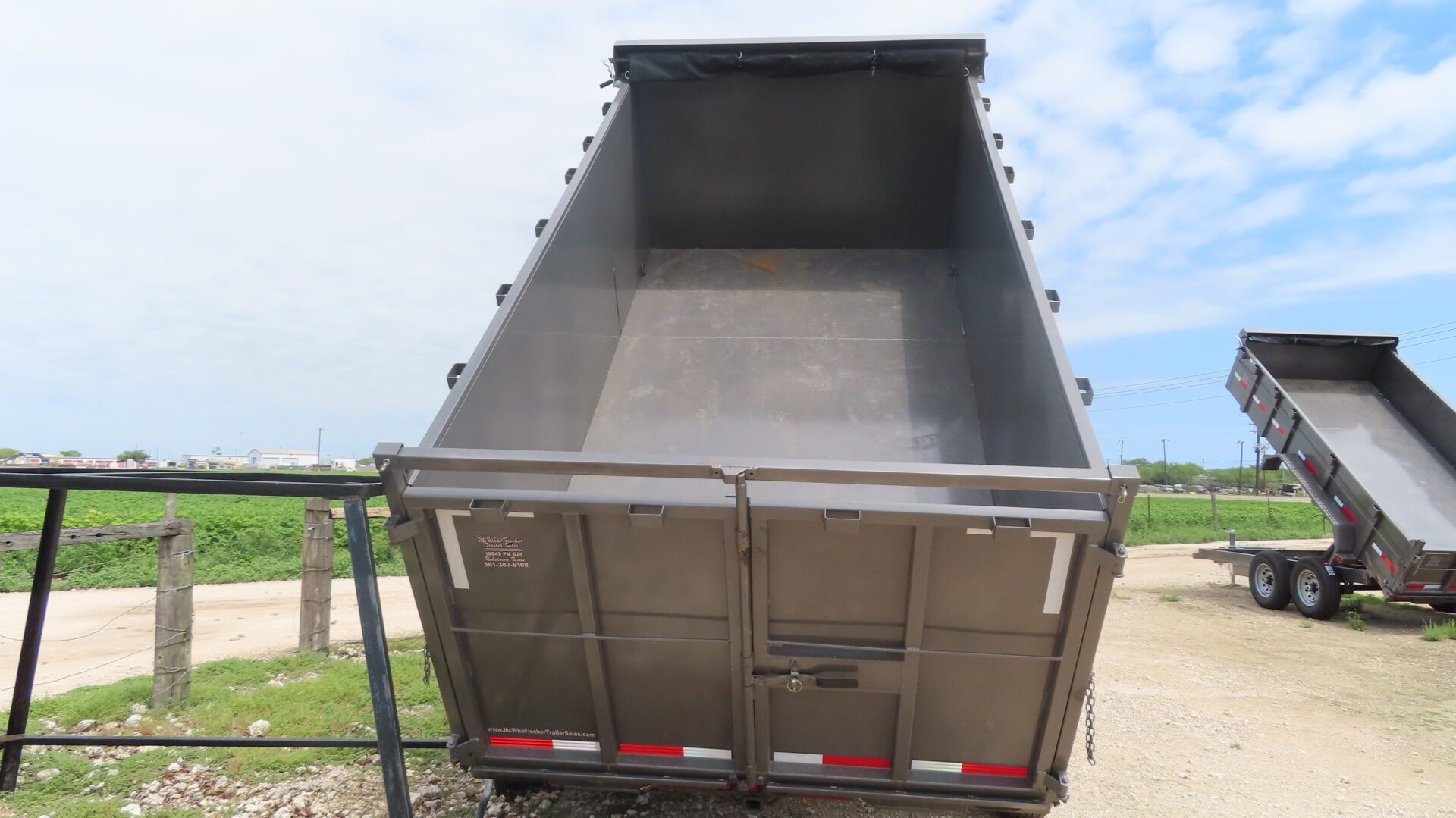 Dump trailer available at McWha Fischer Trailer Sales