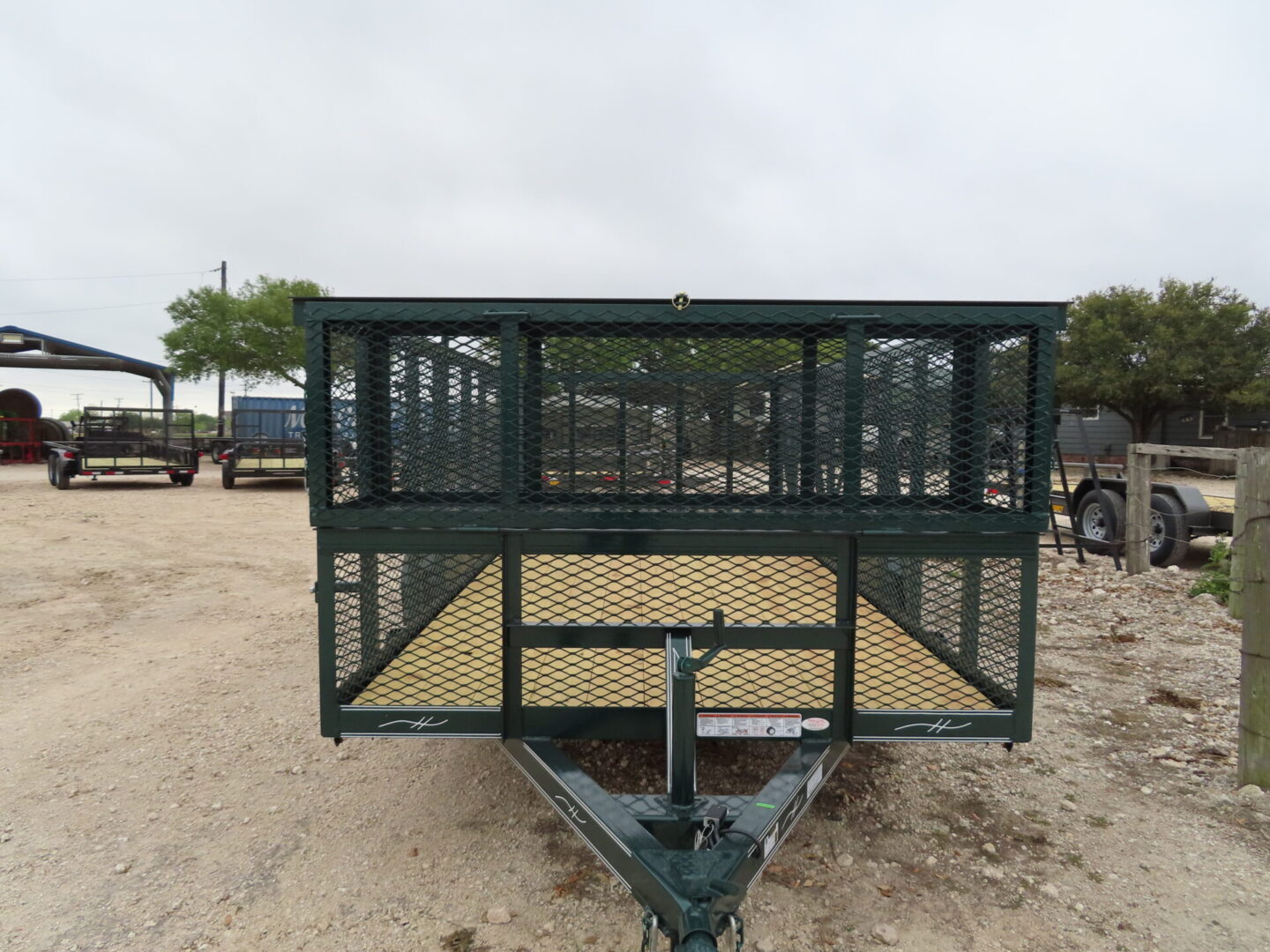 Landscape and trash trailer